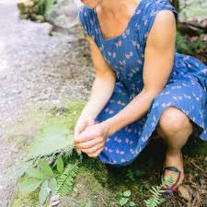 Mata Traders Blue and Pink Midi Dress